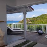 terrace of the jacuzzi suite - st barts caribbean