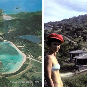 St Barts long time ago. Gaby the owner of Le Village St Barts Hotel